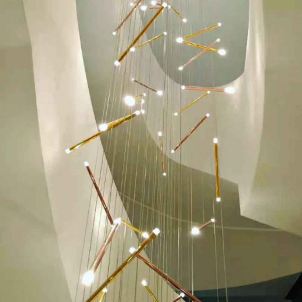 STARLIT STREAM MODERN CHANDELIER