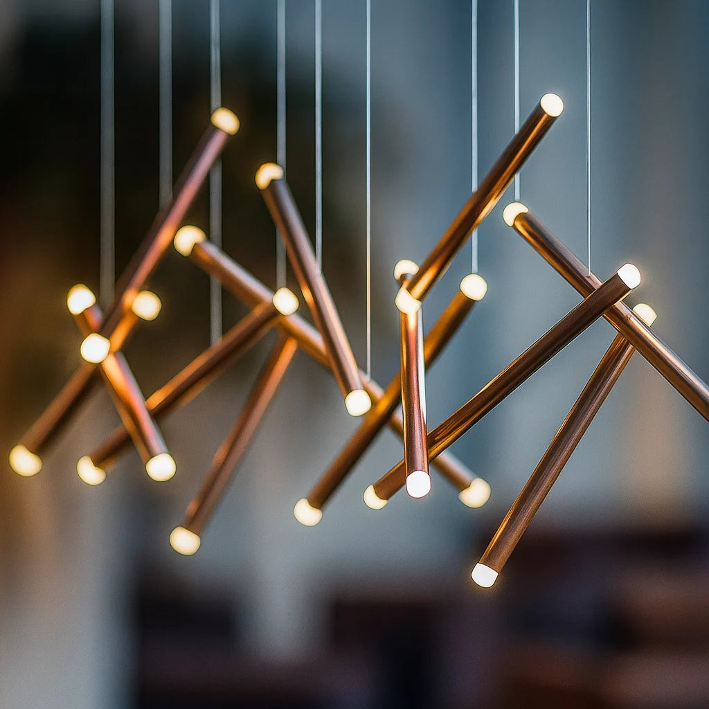 STARLIT STREAM MODERN CHANDELIER