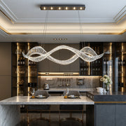 SERAPHIC STREAM CRYSTAL WAVE CHANDELIER