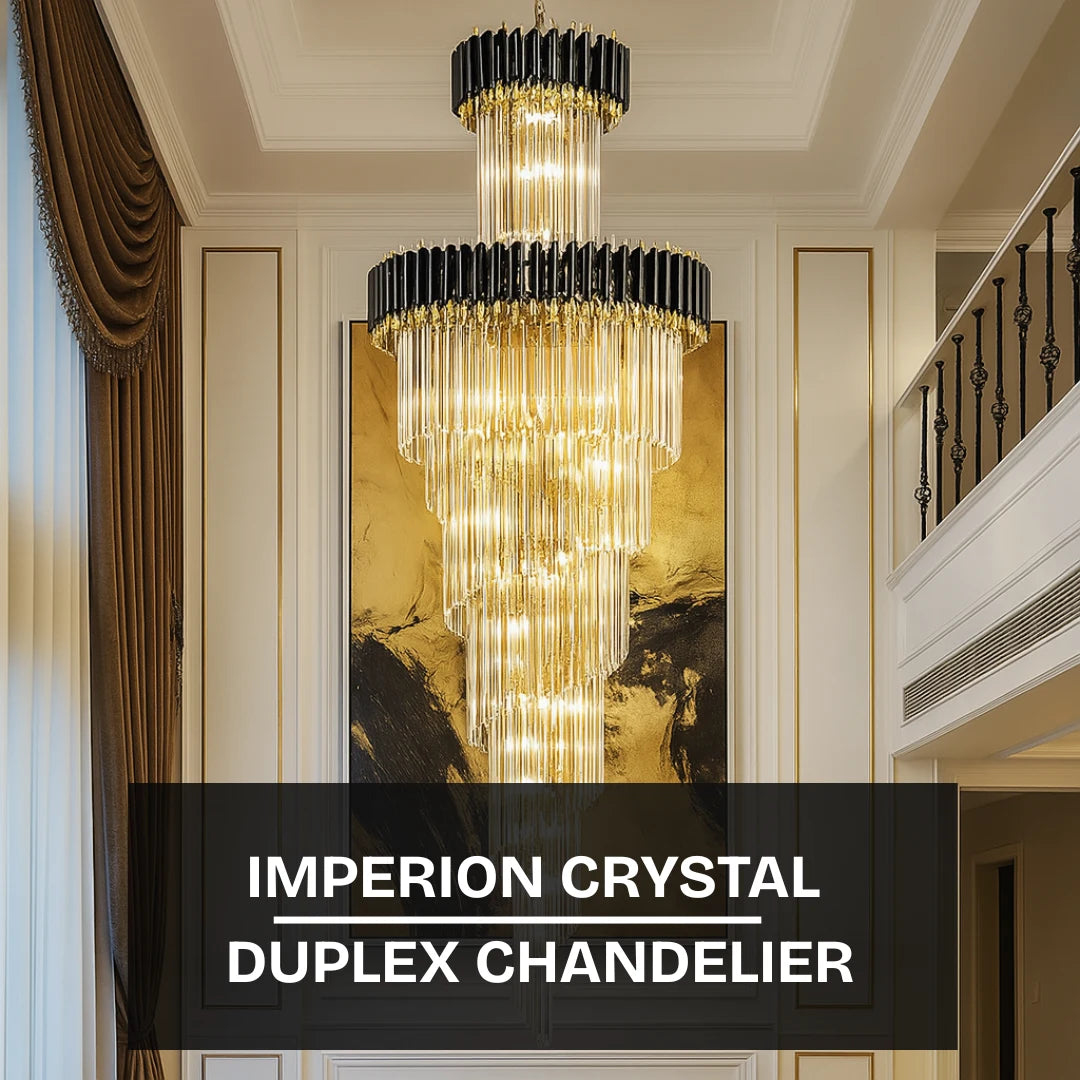 IMPERION CRYSTAL DUPLEX CHANDELIER