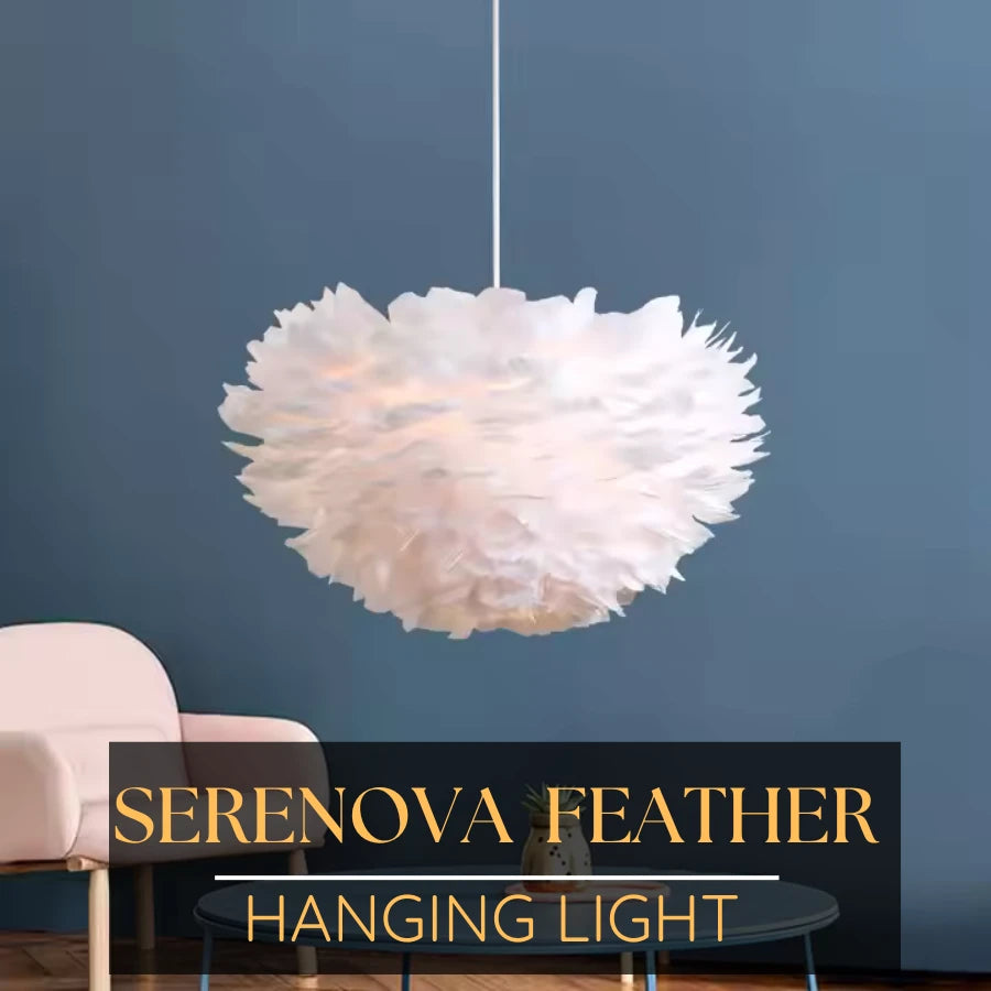 SERENOVA FEATHER HANGING LIGHT