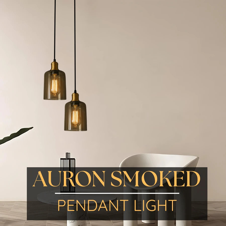 AURON SMOKED PENDANT LIGHT