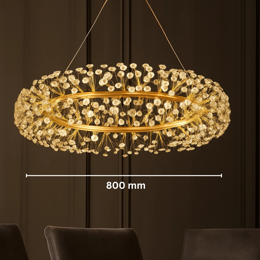 GOLDEN BLOOM CHANDELIER