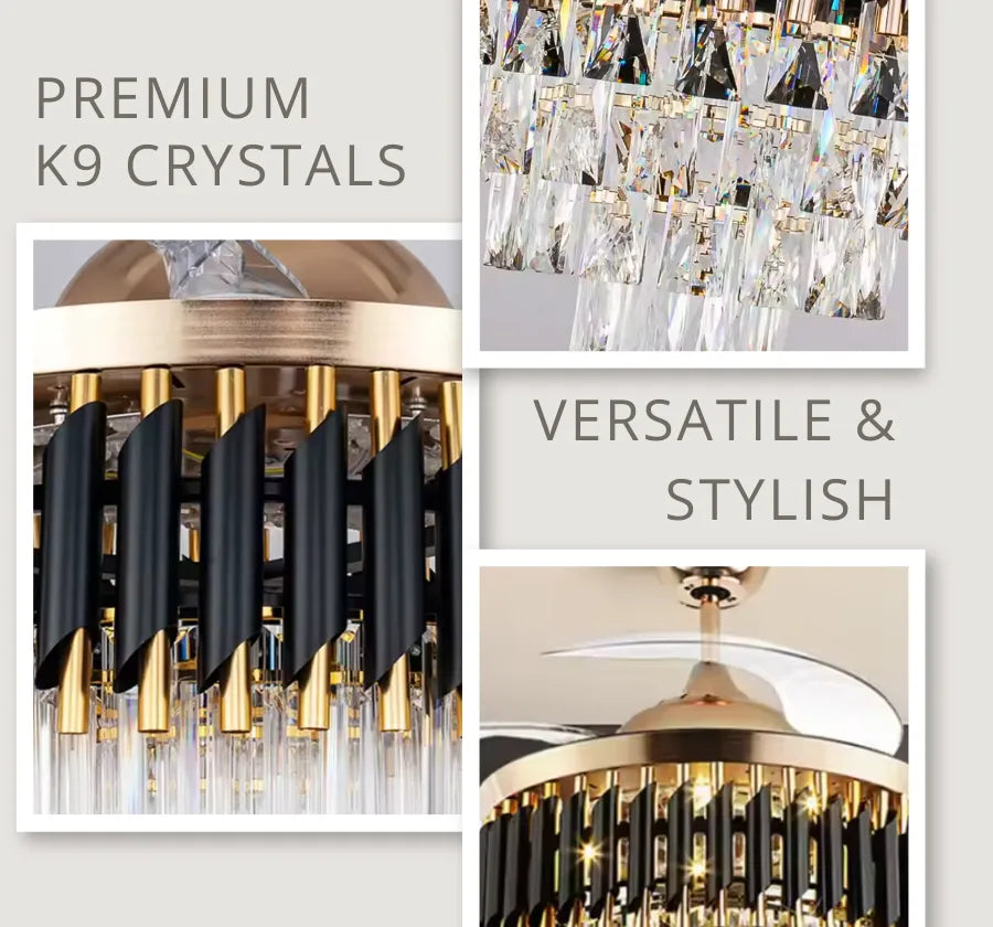 BELLAGIO CHANDELIER CEILING FAN