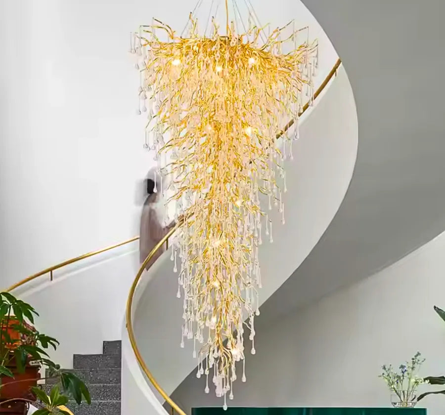 GOLDEN RHAPSODY DUPLEX CHANDELIER