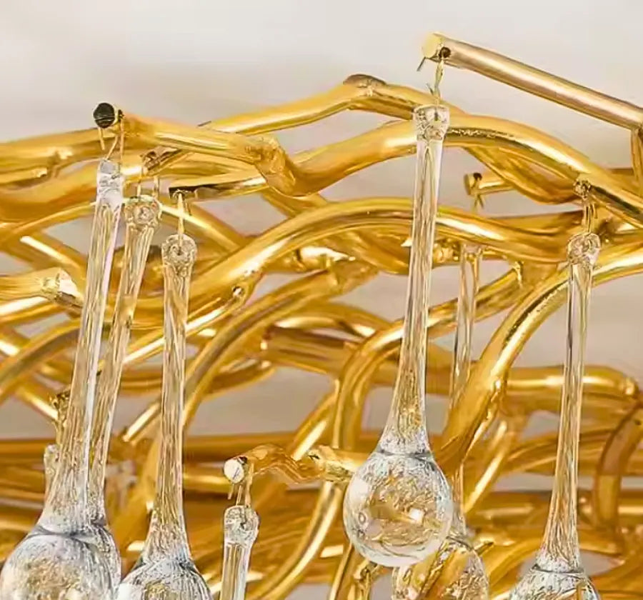 GOLDEN RHAPSODY DUPLEX CHANDELIER