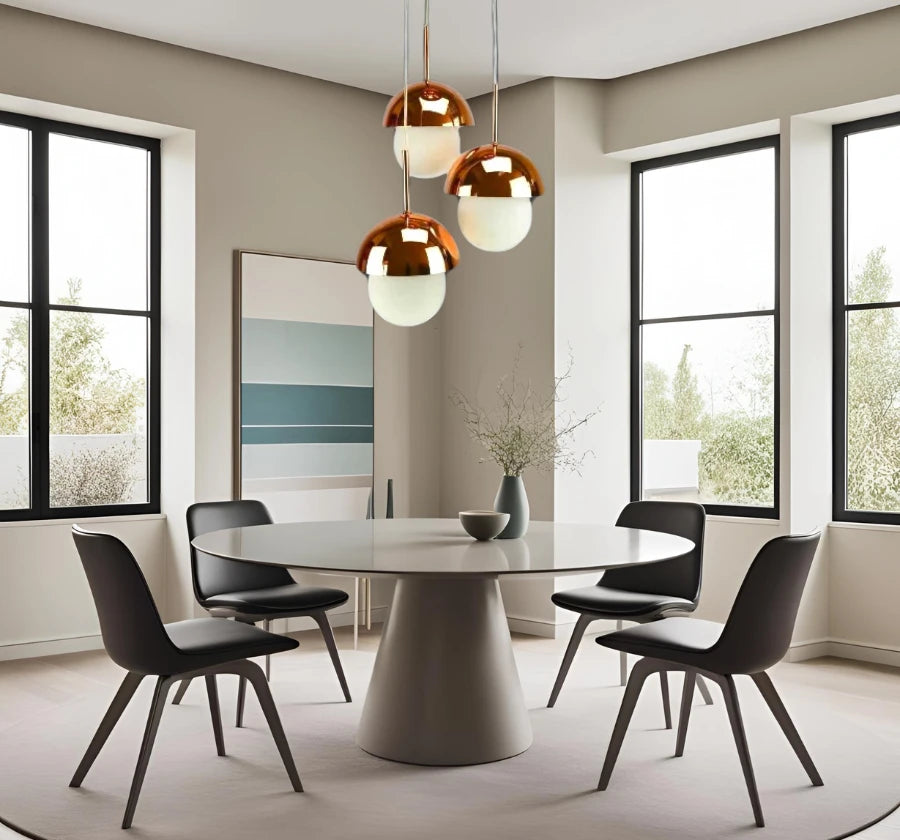 ORBIQUE ROSE GOLD HANGING LIGHT (Set of 3)