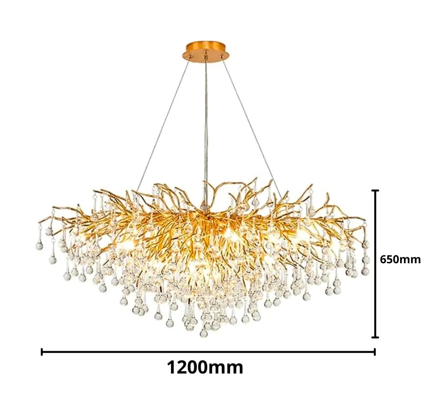 IMPERIAL CRYSTAL DROPS CHANDELIER