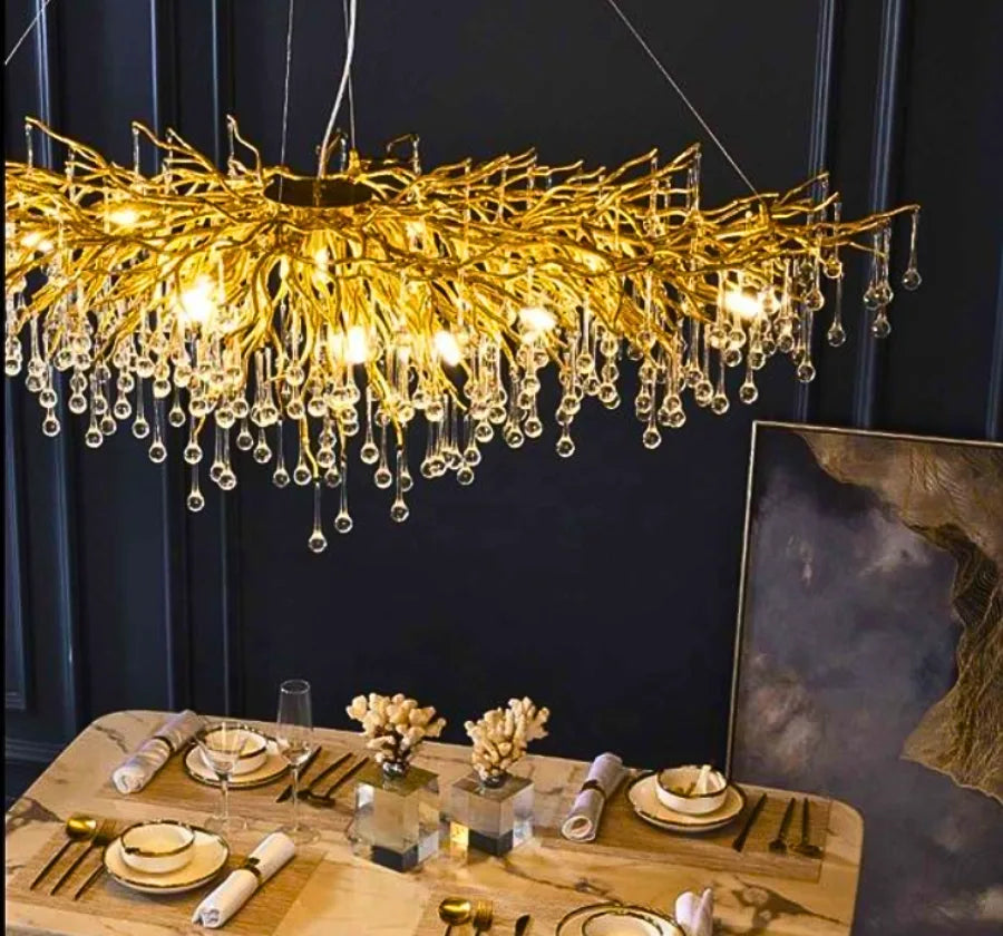 IMPERIAL CRYSTAL DROPS CHANDELIER