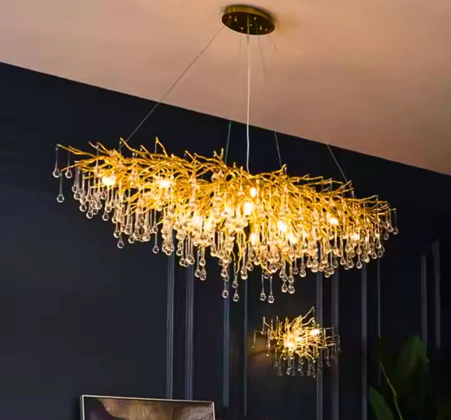 IMPERIAL CRYSTAL DROPS CHANDELIER