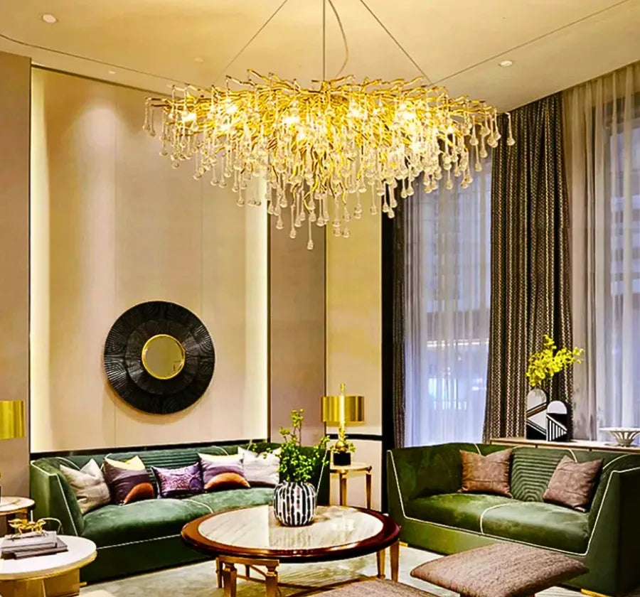 IMPERIAL CRYSTAL DROPS CHANDELIER