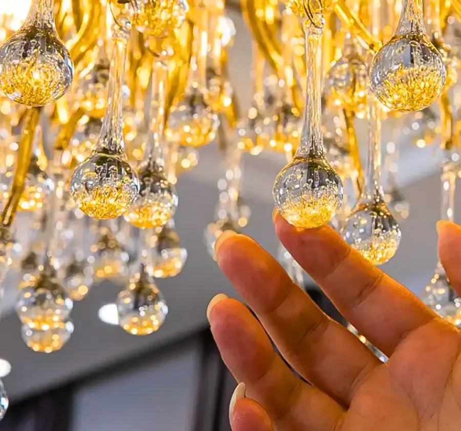 IMPERIAL CRYSTAL DROPS CHANDELIER