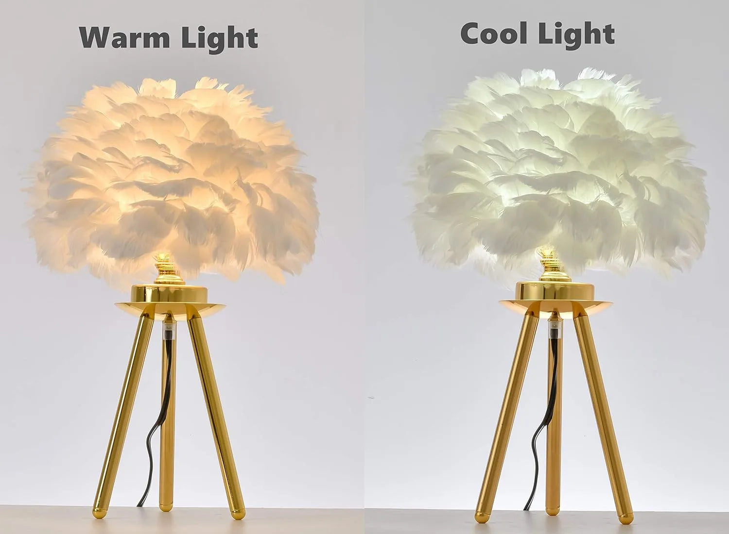 PLUMAGE FEATHER TABLE LAMP