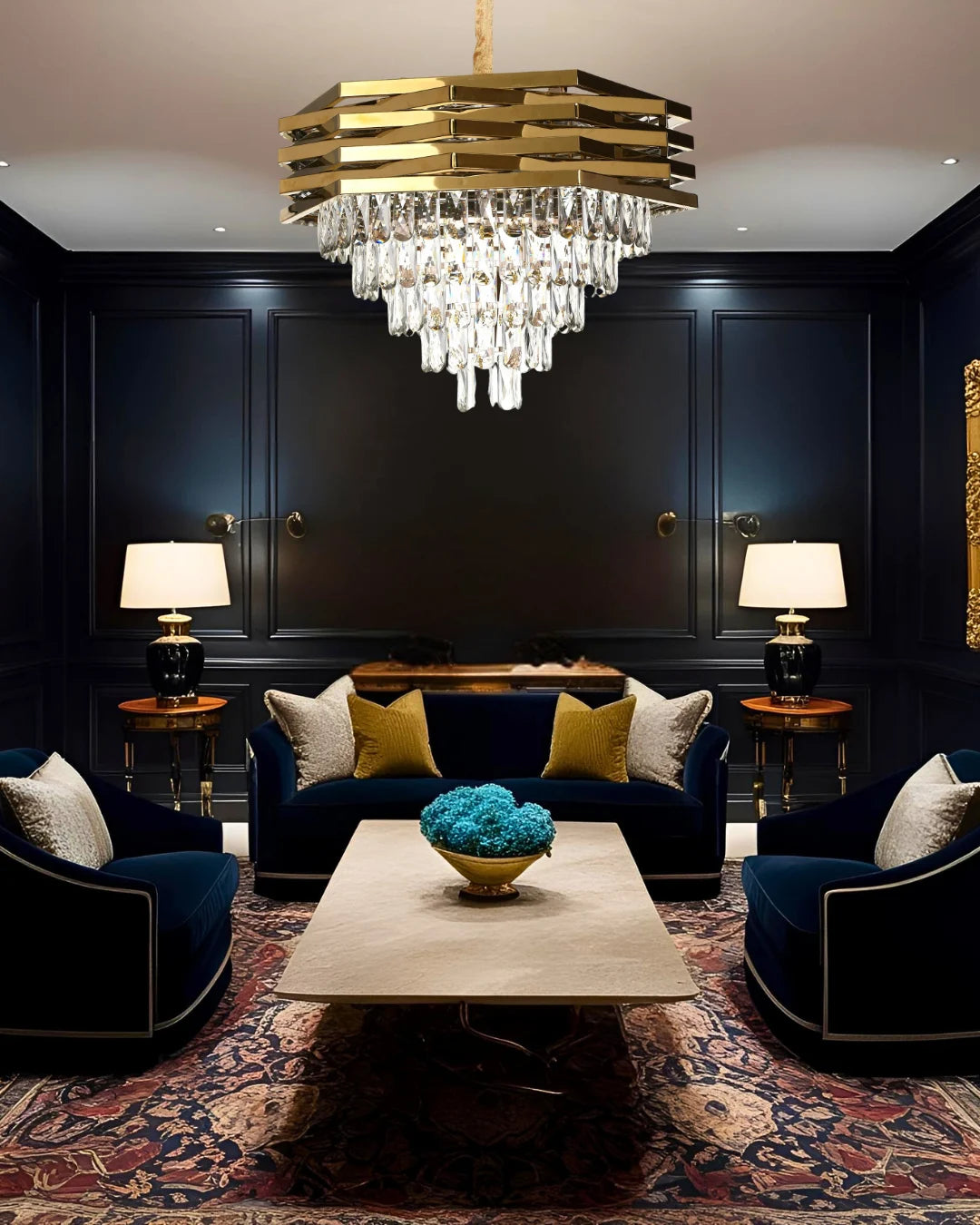 GLIMORA CRYSTAL CHANDELIER