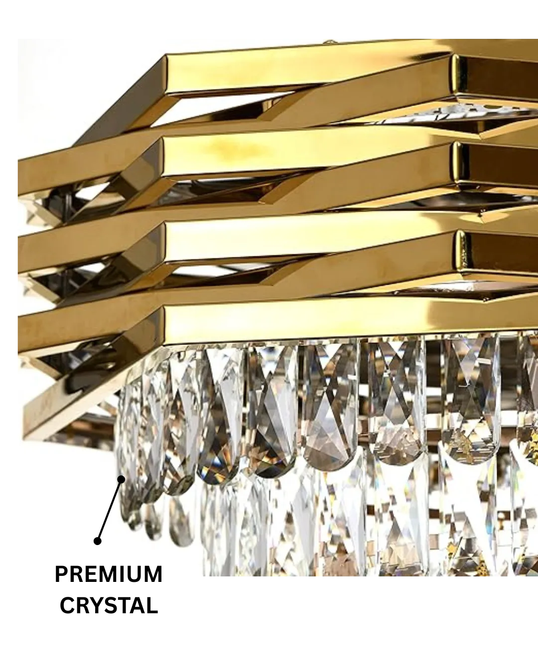 GLIMORA CRYSTAL CHANDELIER