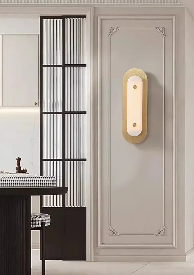 OVAL LATTICE WALL LAMP