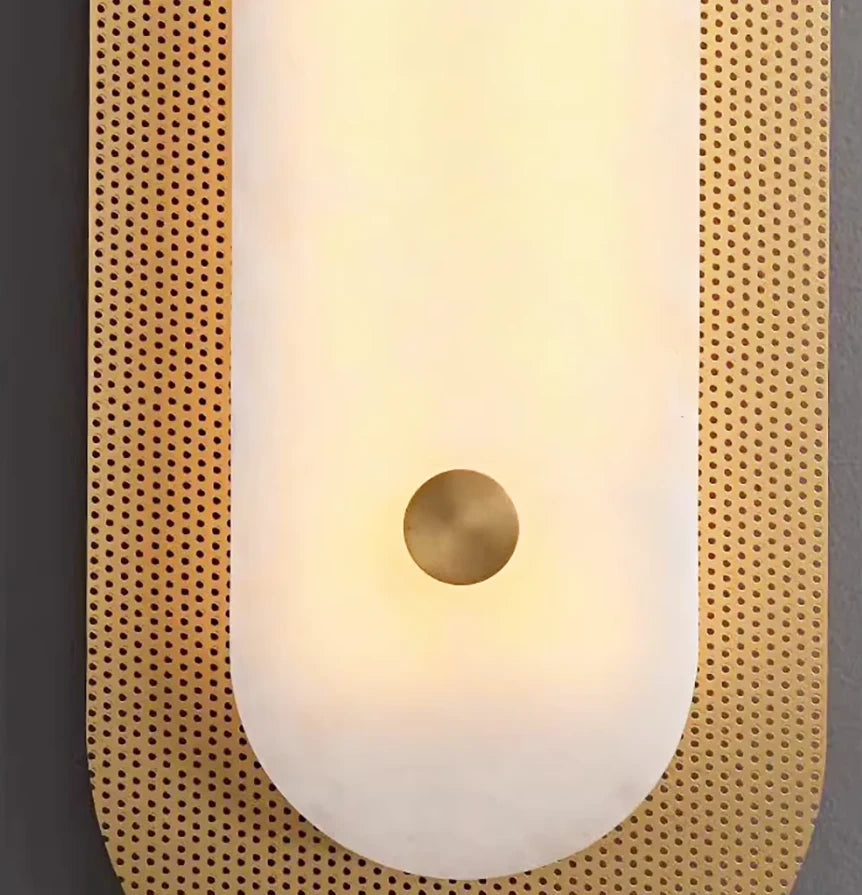 OVAL LATTICE WALL LAMP