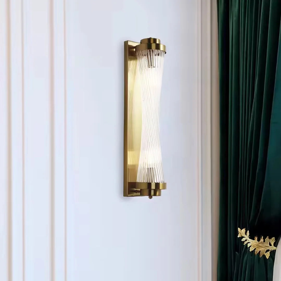 LUSTREGLOW HOURGLASS WALL LAMP