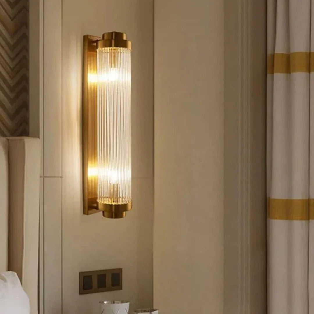 LUSTREGLOW HOURGLASS WALL LAMP