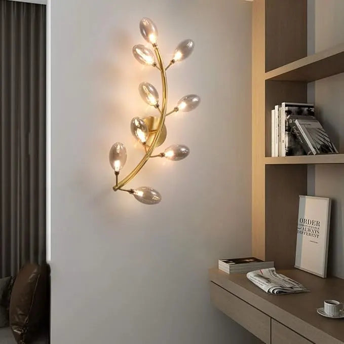 ETHERAL LEAF WALL LIGHT (SMOKE)