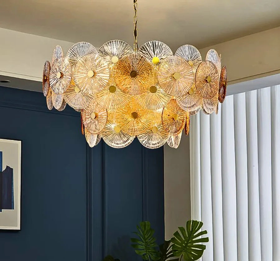 SOLAR BLOOM GLASS CHANDELIER