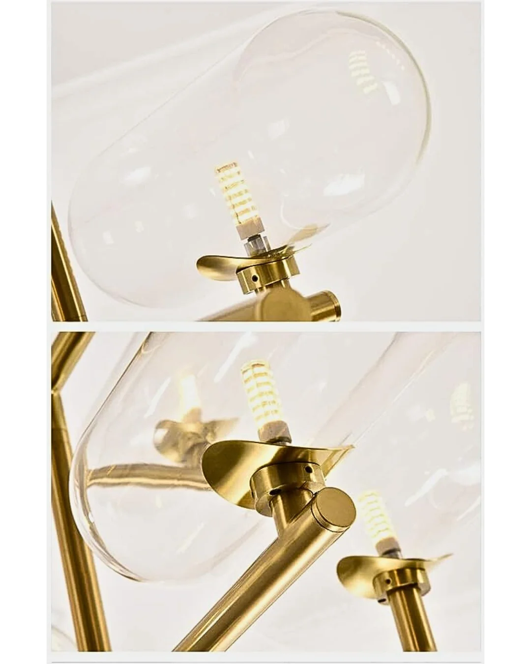 ASTRA CLEAR GLASS CHANDELIER