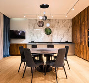 GOLDEN AURA GLASS PENDANT LIGHT