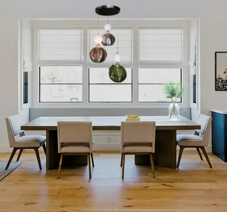 GOLDEN AURA GLASS PENDANT LIGHT