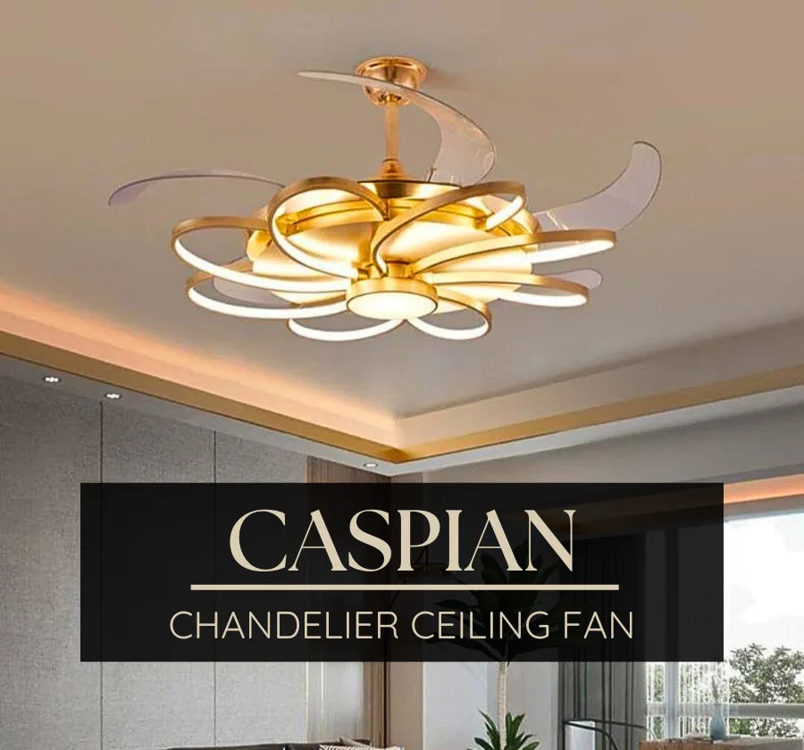 CASPIAN CHANDELEIR CEILING FAN