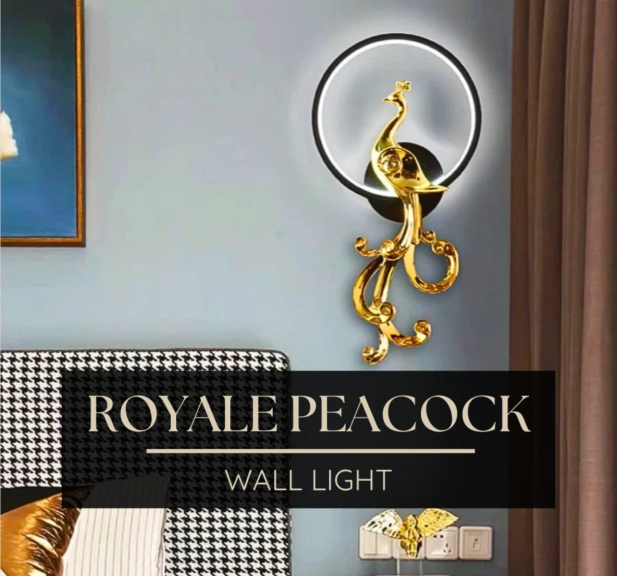 ROYALE PEACOCK WALL LAMP (Right)