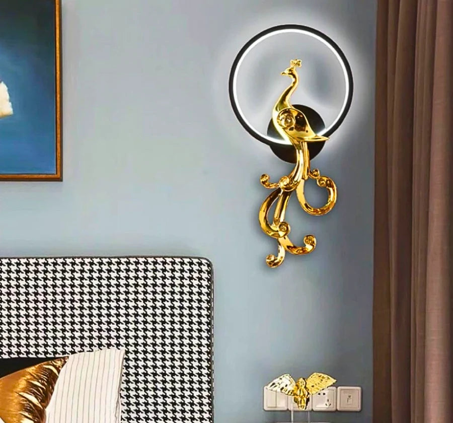 ROYALE PEACOCK WALL LAMP (Right)