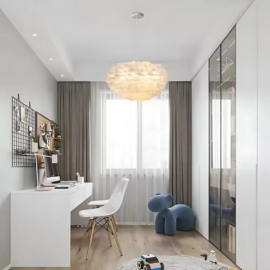 SERENOVA FEATHER HANGING LIGHT