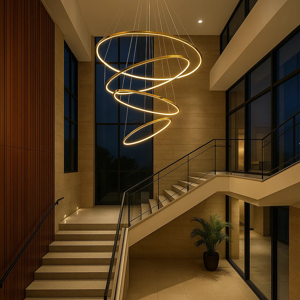 HALO DUPLEX CHANDELIER