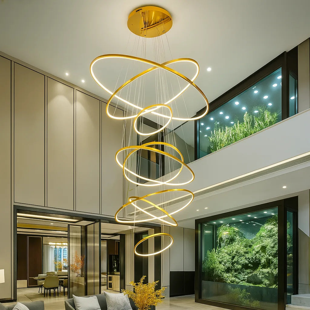 HALO DUPLEX CHANDELIER