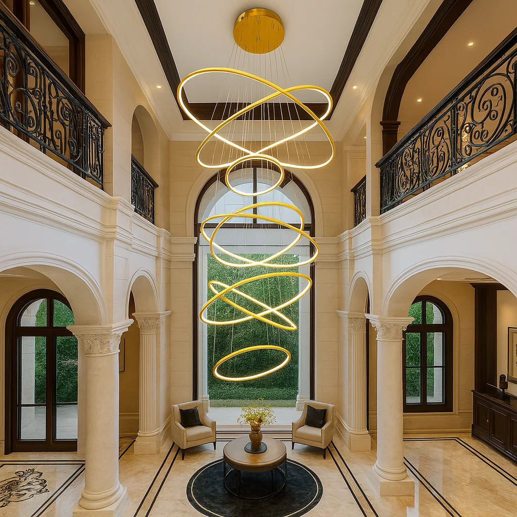 HALO DUPLEX CHANDELIER