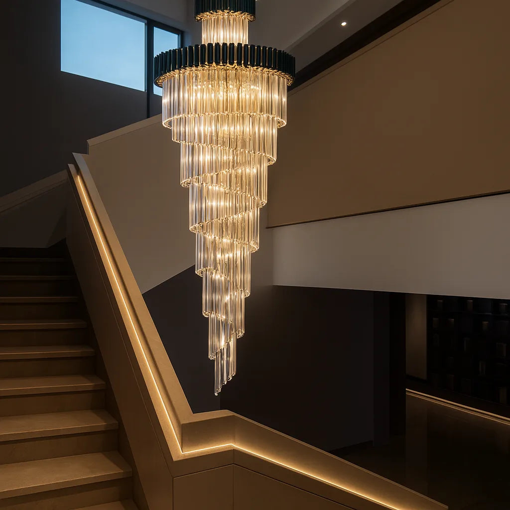 IMPERION CRYSTAL DUPLEX CHANDELIER
