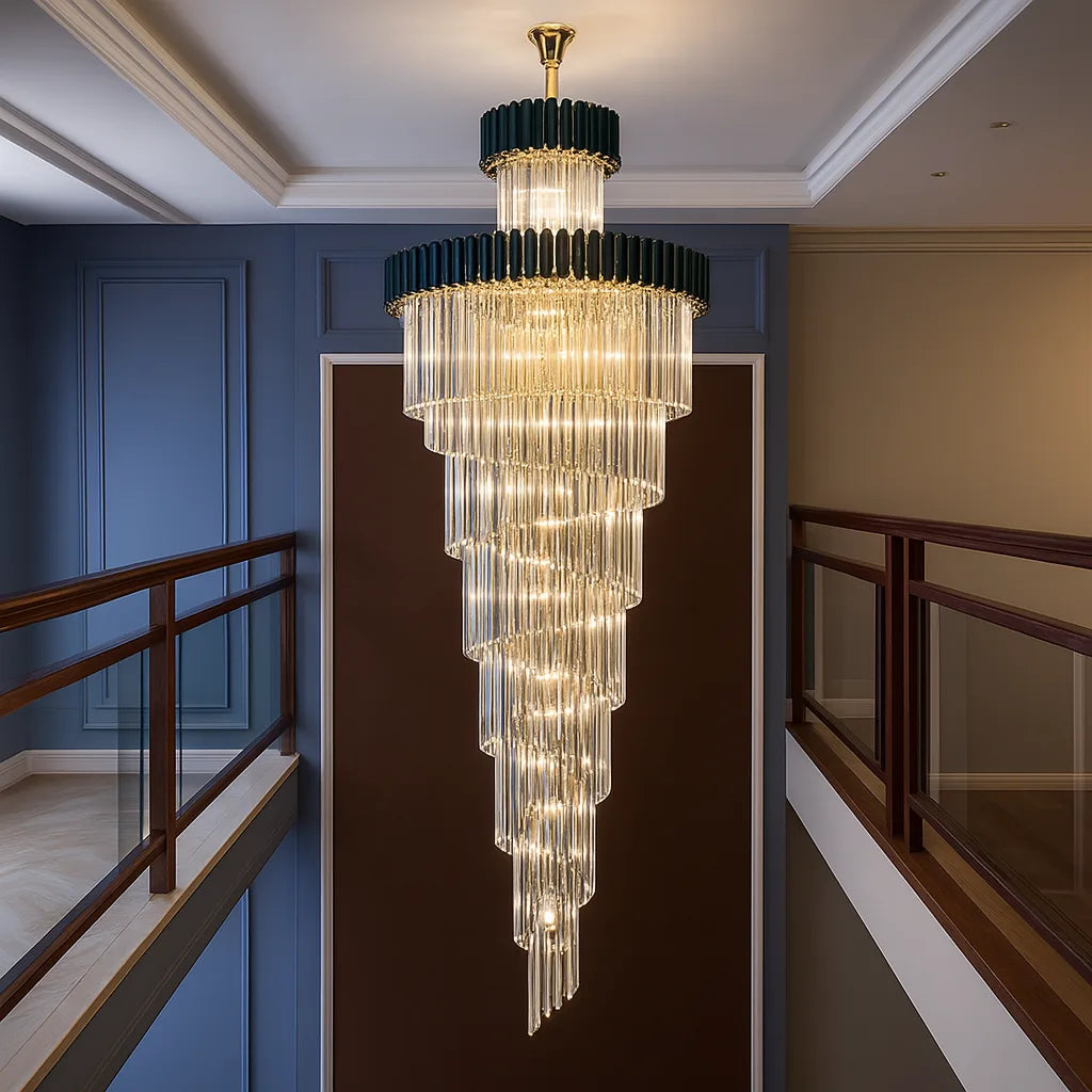 IMPERION CRYSTAL DUPLEX CHANDELIER