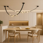 ELANTRIX BLACK MODERN CHANDELIER