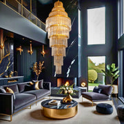 CROWNSPIRE CRYSTAL CHANDELIER