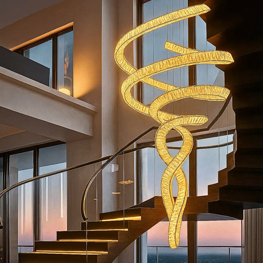 TWILIGHT CRYSTAL DUPLEX CHANDELIER