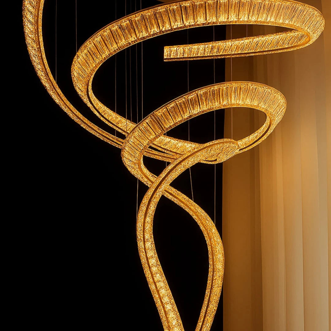 TWILIGHT CRYSTAL DUPLEX CHANDELIER