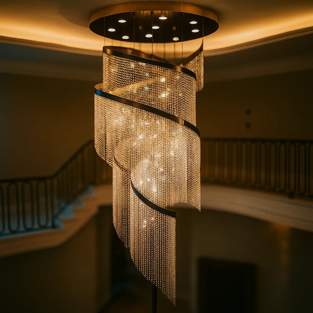 IMPERIAL SPIRAL DUPLEX CHANDELIER