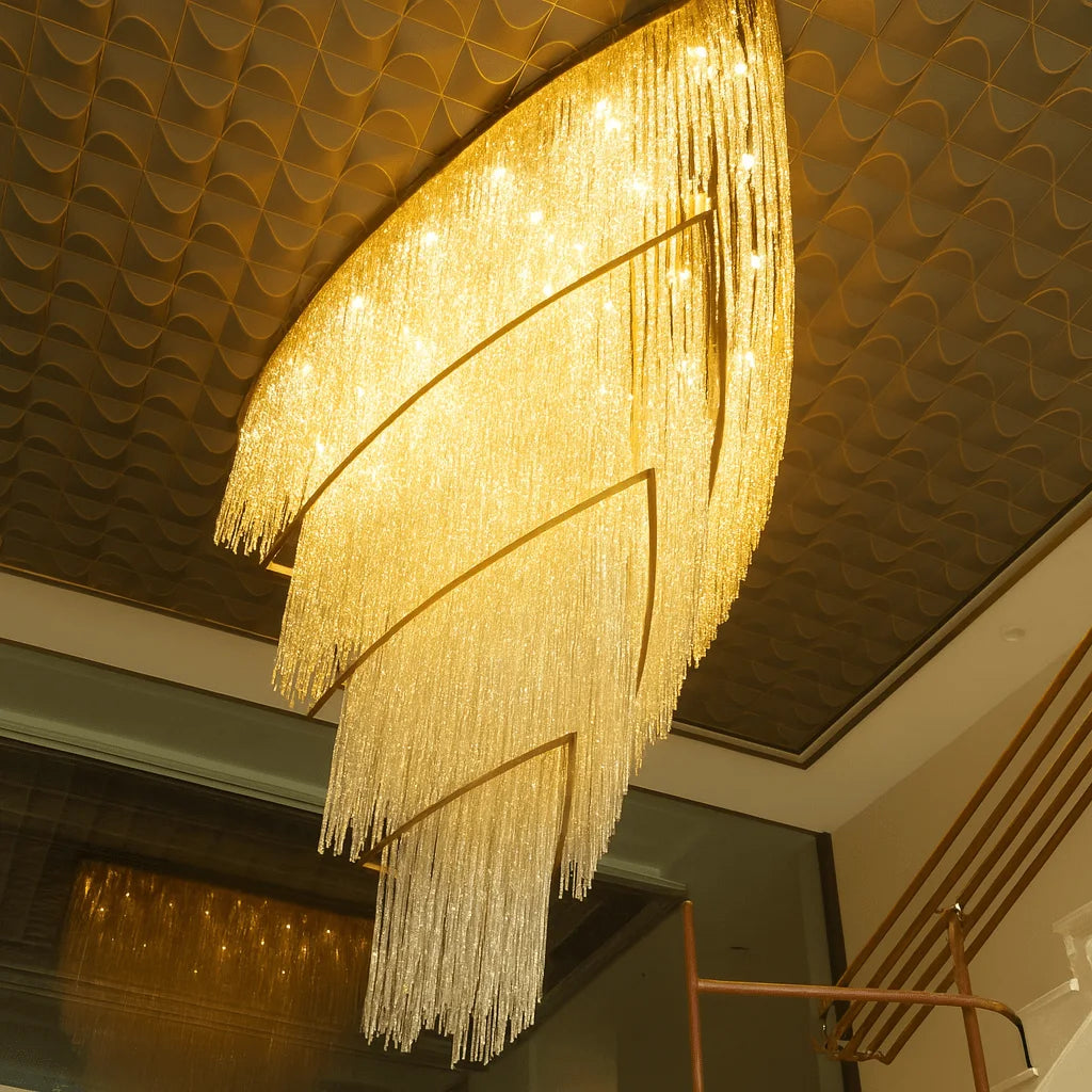 LUSTREFALL CRYSTAL DUPLEX CHANDELIER