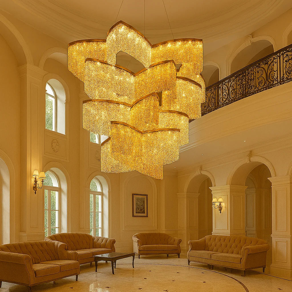 CHÂTEAU FLEUR DUPLEX CHANDELIER