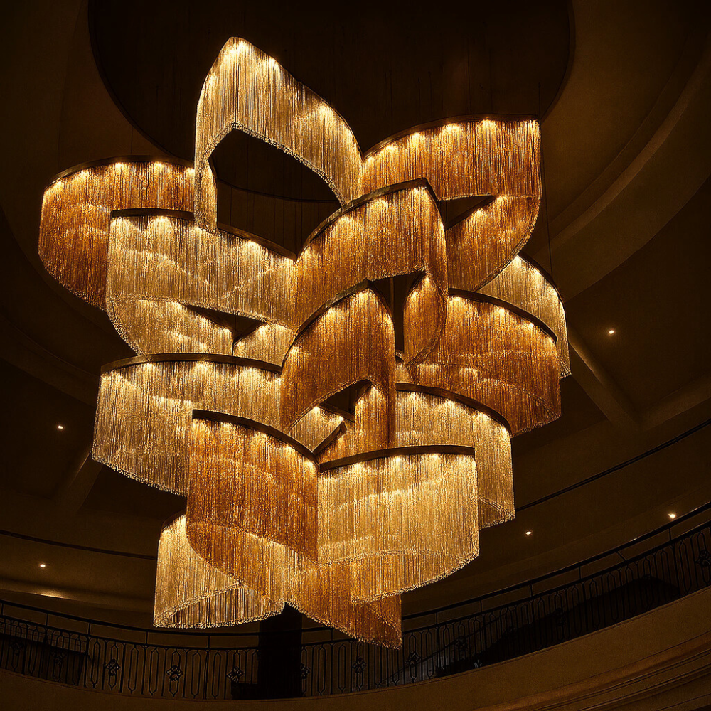 CHÂTEAU FLEUR DUPLEX CHANDELIER