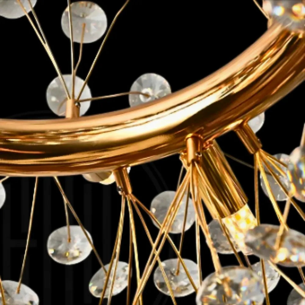 GOLDEN BLOOM CHANDELIER