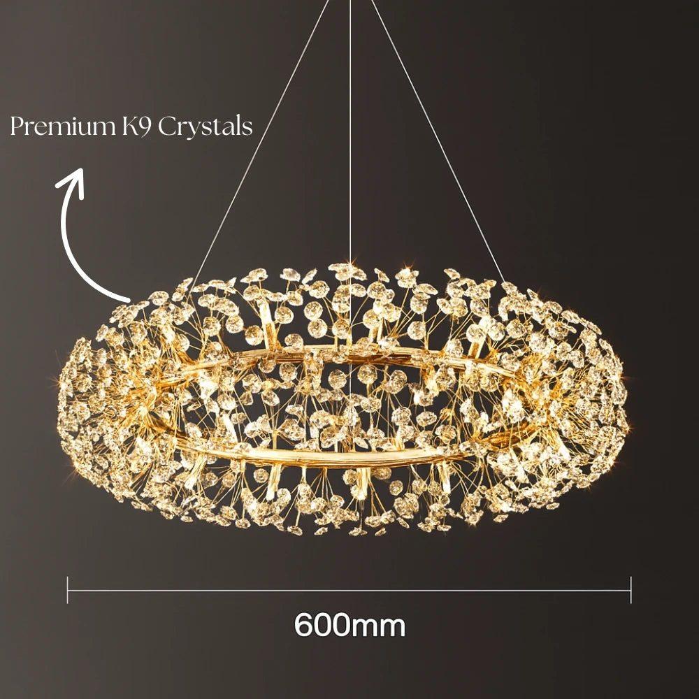 GOLDEN BLOOM CHANDELIER