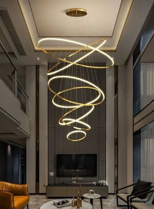 HALO DUPLEX CHANDELIER