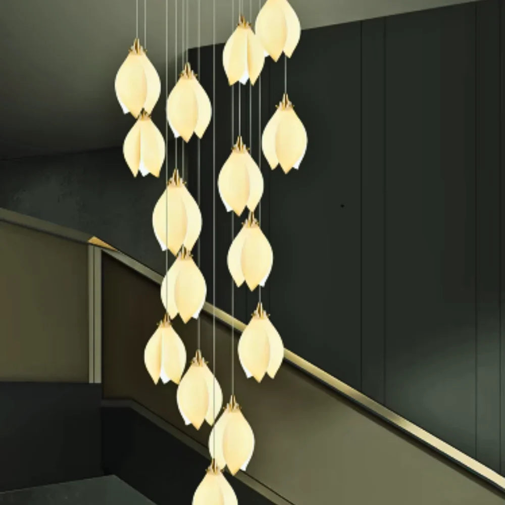 OPULENT BLOSSOM DUPLEX CHANDELIER