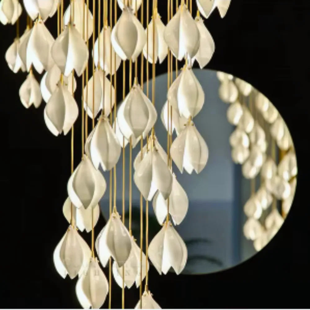 OPULENT BLOSSOM DUPLEX CHANDELIER